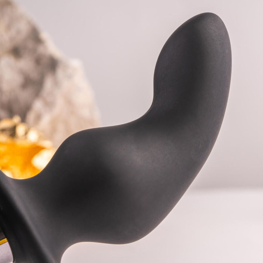 ROCKS-OFF - RO-ZEN RRO PLUG ANALE CON ANELLO VIBRANTE PER IL PENE NERO - ROCKS-OFF | Lingerie Harness Boutique