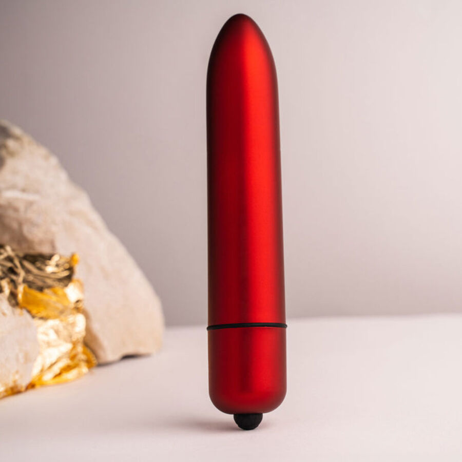 ROCKS-OFF - RO-160 ROUGE ALLURE VIBRATING BULLET ROSSO - ROCKS-OFF | Lingerie Harness Boutique