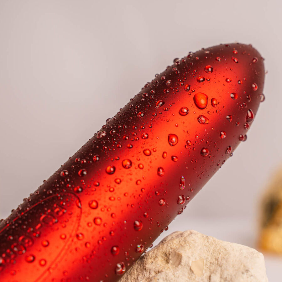ROCKS-OFF - RO-160 ROUGE ALLURE VIBRATING BULLET ROSSO - ROCKS-OFF | Lingerie Harness Boutique