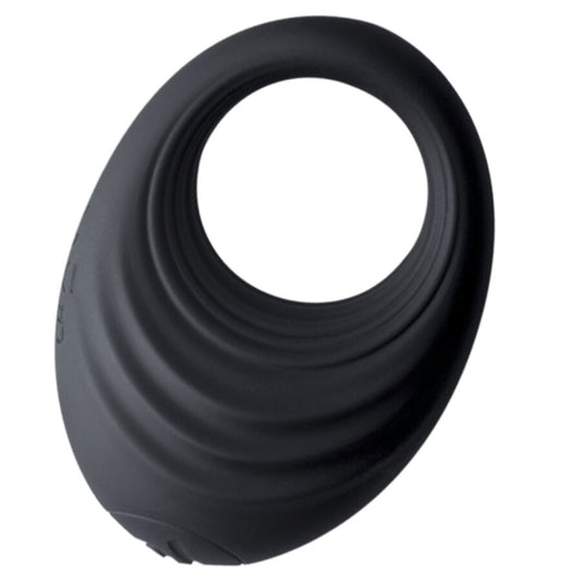 ROCKS-OFF - ANELLO VIBRANTE PER PENE SPIRE NERO - ROCKS-OFF | Lingerie Harness Boutique