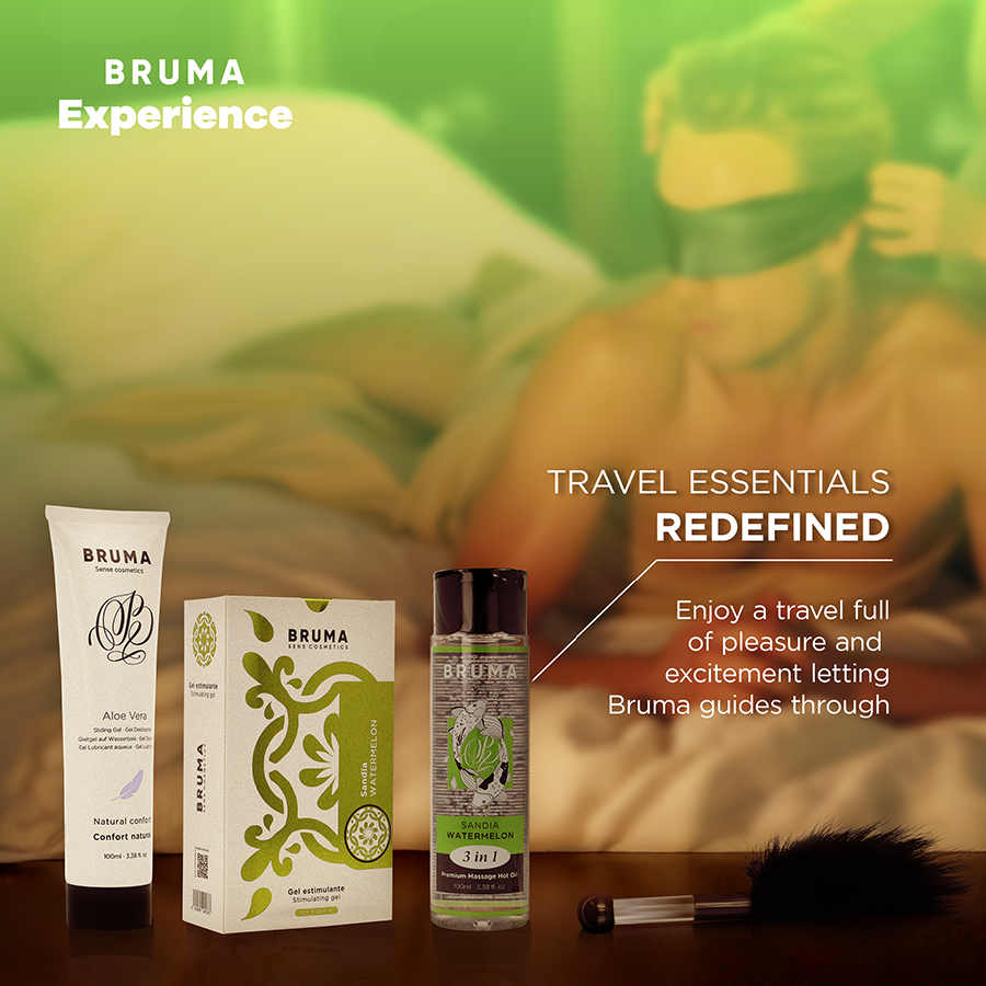 BRUMA XPERIENCE - KIT TENTAZIONE DOLCE ANGURIA CON POTENZIATORE DI ORGASMO - BRUMA | Lingerie Harness Boutique