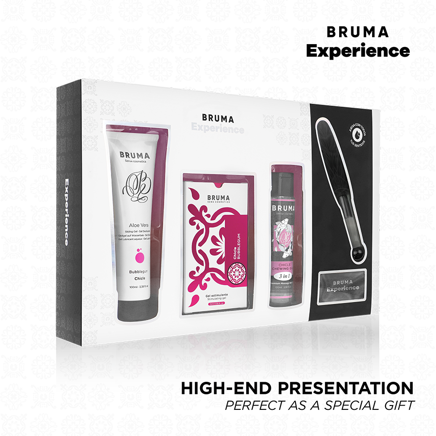 BRUMA XPERIENCE - KIT TENTAZIONE SWEET GUM CON POTENZIATORE DI ORGASMO - BRUMA | Lingerie Harness Boutique