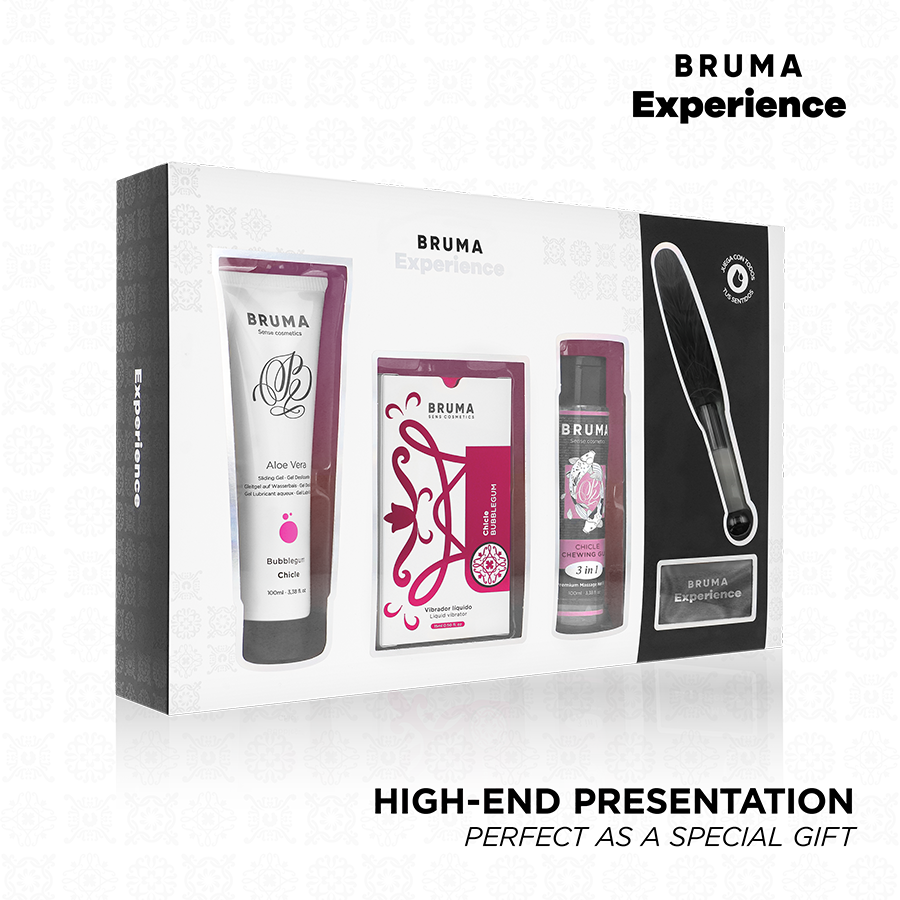 BRUMA XPERIENCE - KIT VIBRO-ORGASMICO PER LA TENTAZIONE DI GOMME DOLCI - BRUMA | Lingerie Harness Boutique