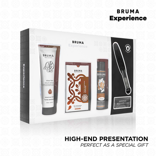 BRUMA XPERIENCE - KIT TENTAZIONE DOLCE AMERICANA CON POTENZIATORE DI ORGASMO - BRUMA | Lingerie Harness Boutique
