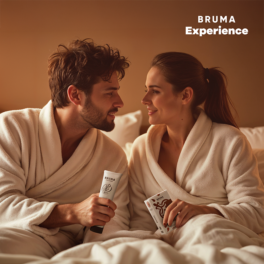 BRUMA XPERIENCE - KIT TENTAZIONE DOLCE AMERICANA CON POTENZIATORE DI ORGASMO - BRUMA | Lingerie Harness Boutique