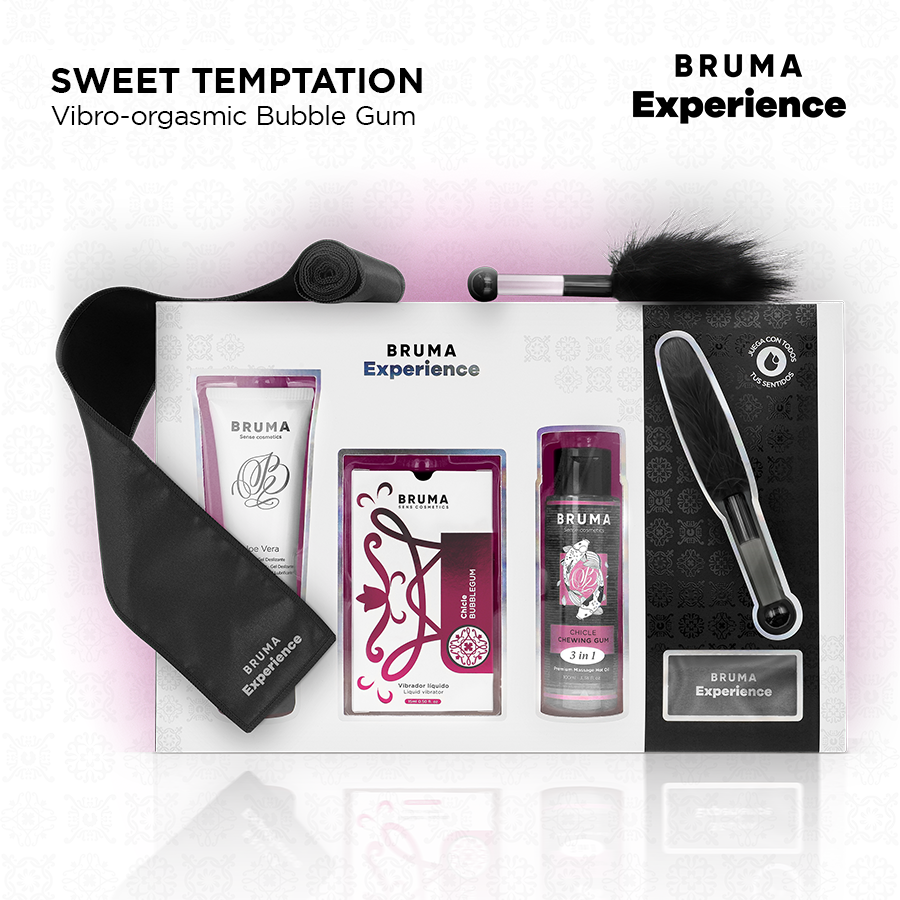 BRUMA XPERIENCE - KIT VIBRO-ORGASMICO PER LA TENTAZIONE DI GOMME DOLCI - BRUMA | Lingerie Harness Boutique