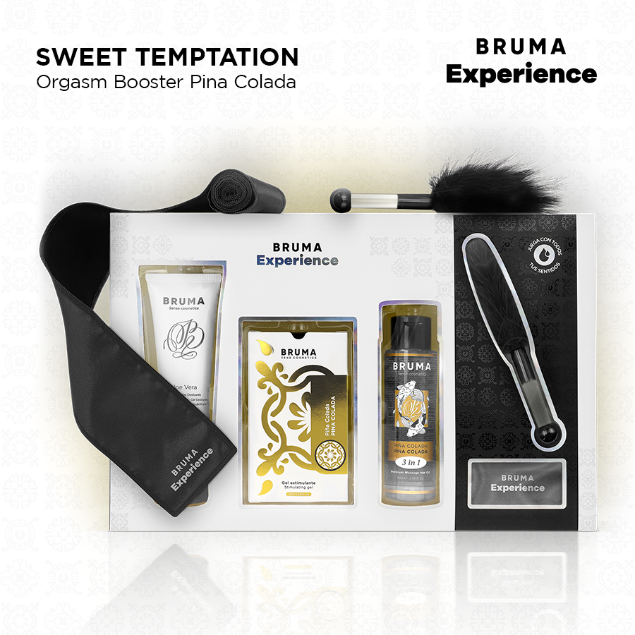 BRUMA XPERIENCE - DOLCE PACCO TENTAZIONE PINA COLADA CON POTENZIATORE DI ORGASMO - BRUMA | Lingerie Harness Boutique