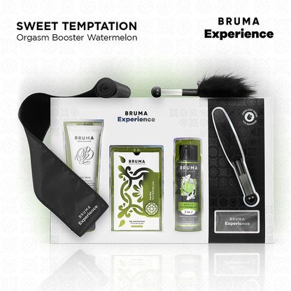BRUMA XPERIENCE - KIT TENTAZIONE DOLCE ANGURIA CON POTENZIATORE DI ORGASMO - BRUMA | Lingerie Harness Boutique
