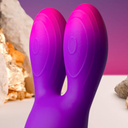 ROCKS-OFF - VIBRATORE FLESSIBILE GLO-GIRL BUNNY VIOLA - ROCKS-OFF | Lingerie Harness Boutique