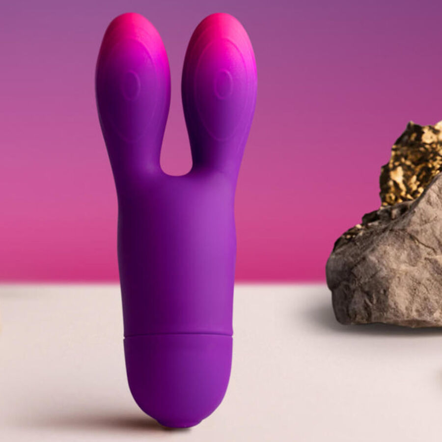 ROCKS-OFF - VIBRATORE FLESSIBILE GLO-GIRL BUNNY VIOLA - ROCKS-OFF | Lingerie Harness Boutique