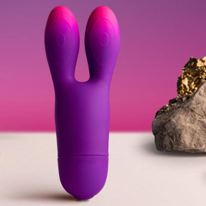 ROCKS-OFF - VIBRATORE FLESSIBILE GLO-GIRL BUNNY VIOLA - ROCKS-OFF | Lingerie Harness Boutique