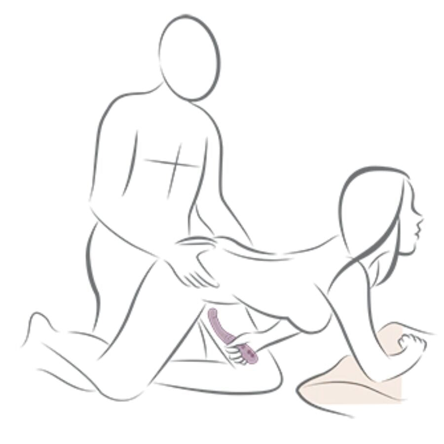 ROCKS-OFF - GEMINI DOPPIO VIBRATORE STIMOLATORE DEL CLITORIDE PUNTO G VIOLA - ROCKS-OFF | Lingerie Harness Boutique