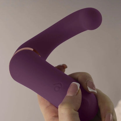 ROCKS-OFF - GEMINI DOPPIO VIBRATORE STIMOLATORE DEL CLITORIDE PUNTO G VIOLA - ROCKS-OFF | Lingerie Harness Boutique