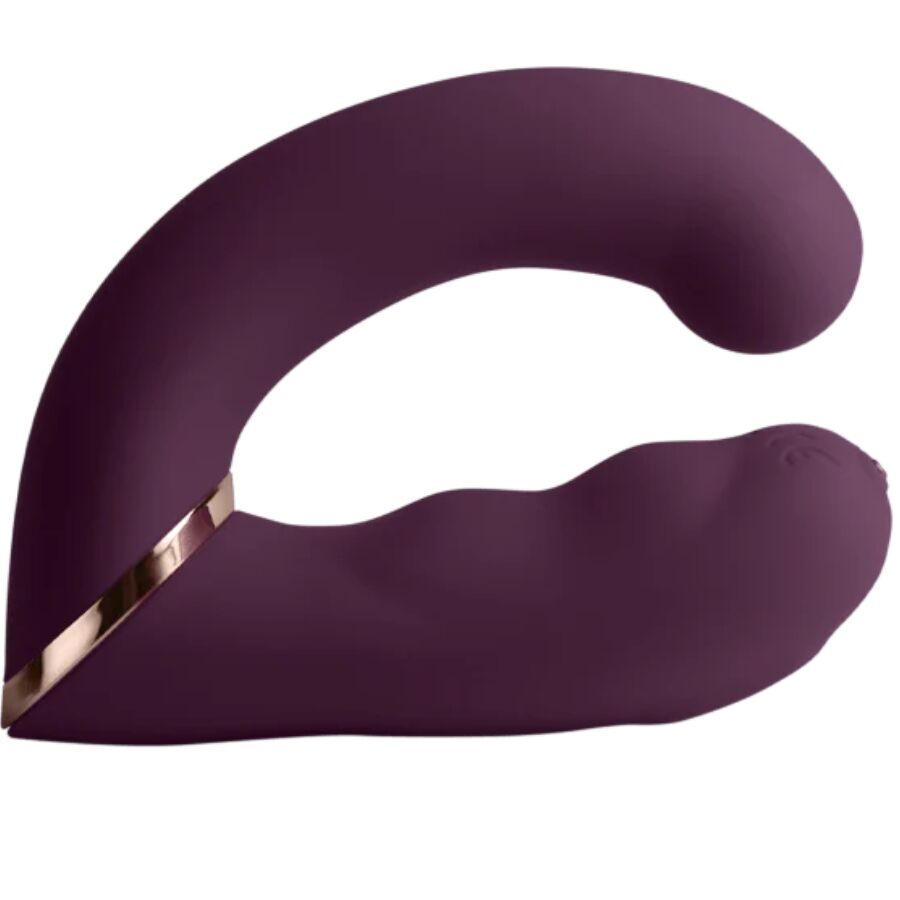 ROCKS-OFF - GEMINI DOPPIO VIBRATORE STIMOLATORE DEL CLITORIDE PUNTO G VIOLA - ROCKS-OFF | Lingerie Harness Boutique