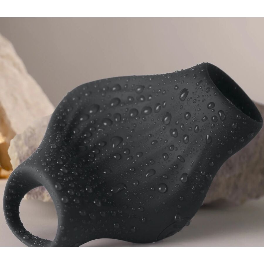 ROCKS-OFF - VIBRATORE FLESSIBILE PALM BLACK MASTURBATOR - ROCKS-OFF | Lingerie Harness Boutique