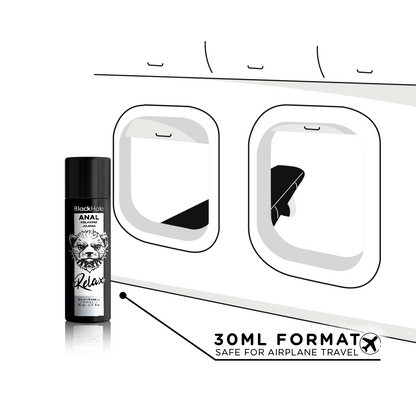 BLACK HOLE - RILASSANTE ANALE JOJOBA RELAX BASE SILICONE 30 ML - BLACK HOLE | Lingerie Harness Boutique