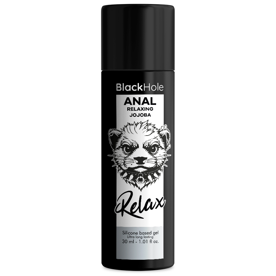 BLACK HOLE - RILASSANTE ANALE JOJOBA RELAX BASE SILICONE 30 ML - BLACK HOLE | Lingerie Harness Boutique