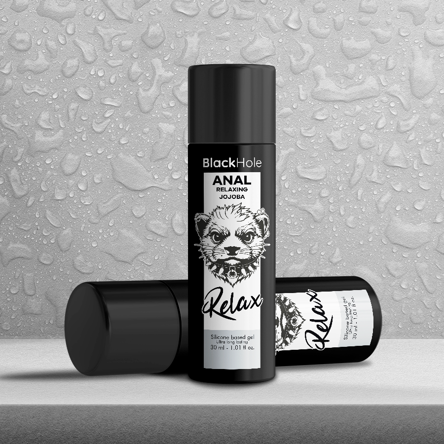BLACK HOLE - RILASSANTE ANALE JOJOBA RELAX BASE SILICONE 30 ML - BLACK HOLE | Lingerie Harness Boutique