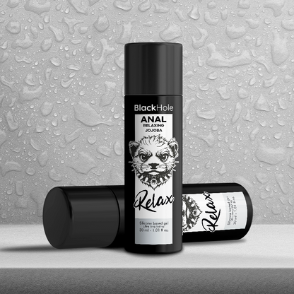 BLACK HOLE - RILASSANTE ANALE JOJOBA RELAX BASE SILICONE 30 ML - BLACK HOLE | Lingerie Harness Boutique