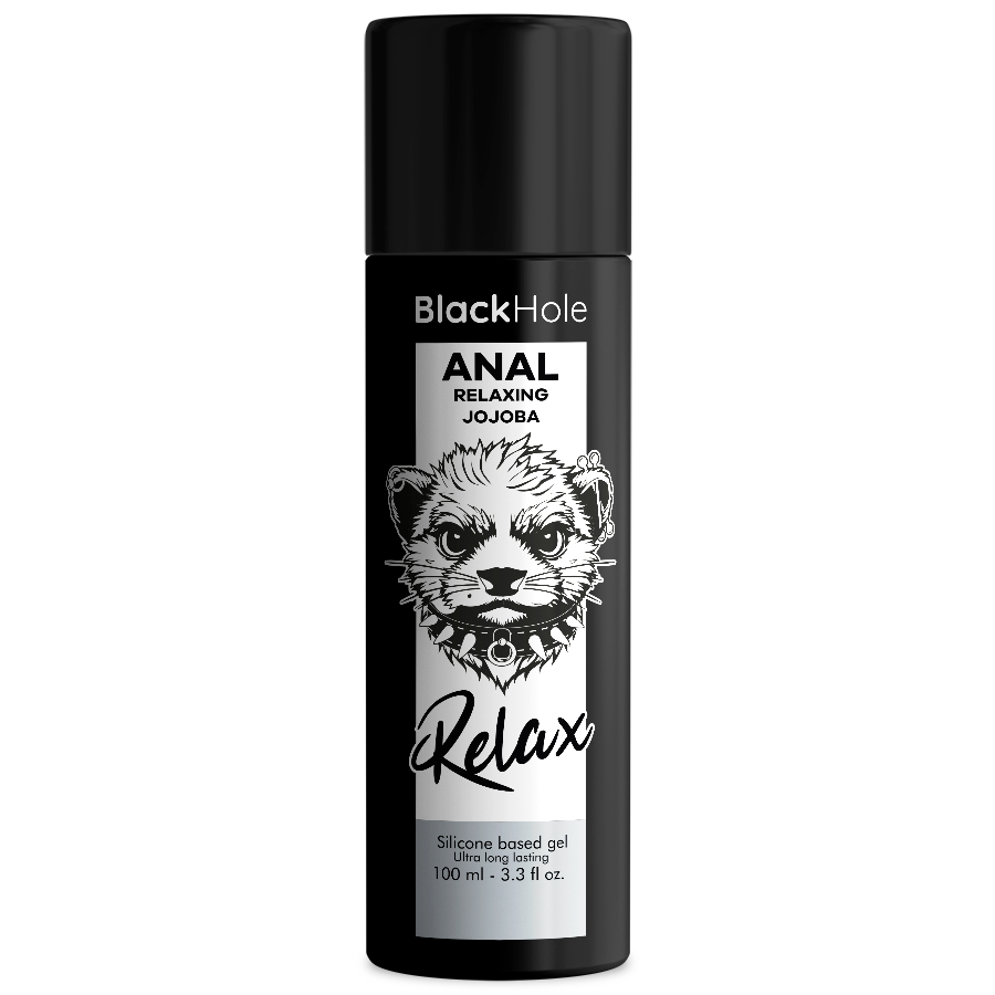 BLACK HOLE - RILASSANTE ANALE JOJOBA RELAX BASE SILICONE 100 ML - BLACK HOLE | Lingerie Harness Boutique