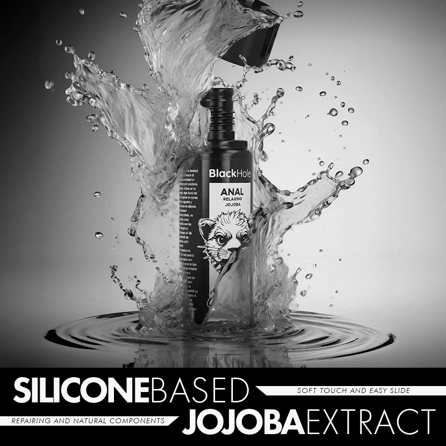 BLACK HOLE - RILASSANTE ANALE JOJOBA RELAX BASE SILICONE 100 ML - BLACK HOLE | Lingerie Harness Boutique