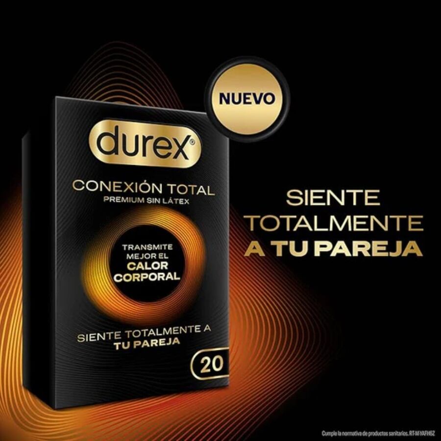 DUREX - TOTAL CONNECTION ULTRA FINE PLUS SENZA LATTICE 20 UNITÀ - DUREX CONDOMS | Lingerie Harness Boutique