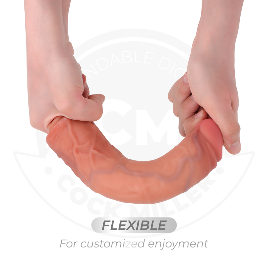 COCK MILLER - DILDO REALISTICO CON VENTOSA E TELECOMANDO VIBRAZIONE 20,5 CM - COCK MILLER | Lingerie Harness Boutique