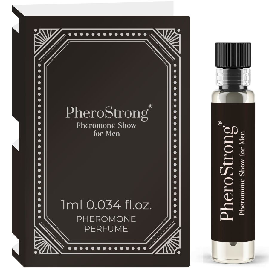 PHEROSTRONG - PROFUMO AI FEROMONI SHOW PER UOMO 1 ML - PHEROSTRONG | Lingerie Harness Boutique
