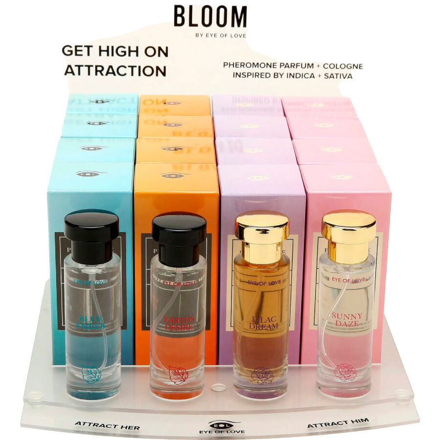 EYE OF LOVE - BLOOM ESPOSITORE 4X4 PROFUMI 30 ML - EYE OF LOVE | Lingerie Harness Boutique