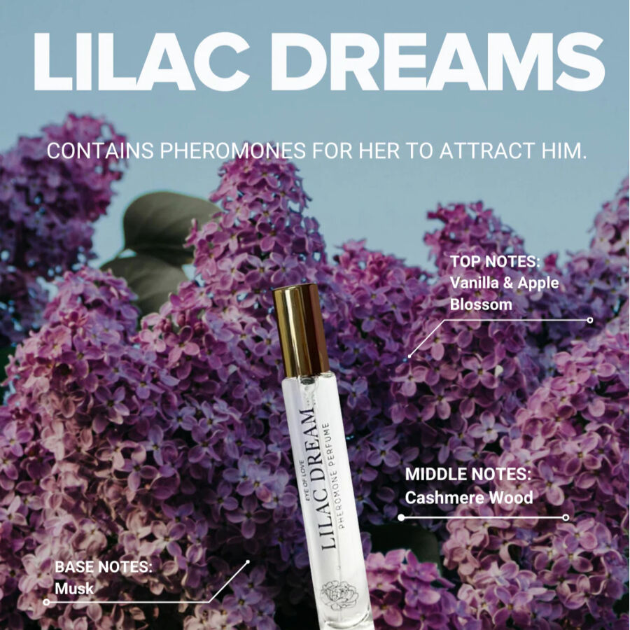 EYE OF LOVE - BLOOM FEMALE INDICA PARFUM LILAC DREAM 10 ML - EYE OF LOVE | Lingerie Harness Boutique