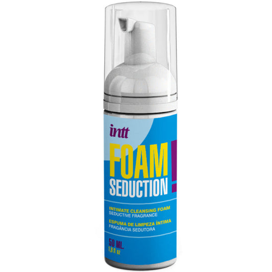 INTT RELEASES - FOAM SEDUCTION SCHIUMA DETERGENTE INTIMA 50 ML - INTT RELEASES | Lingerie Harness Boutique