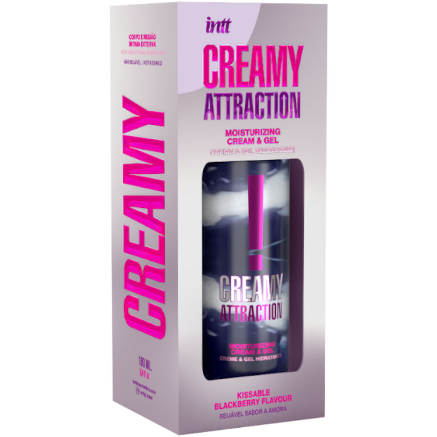 INTT RELEASES - CREMA E GEL AL GUSTO DI MORA DA BACIARE 100 ML - INTT RELEASES | Lingerie Harness Boutique