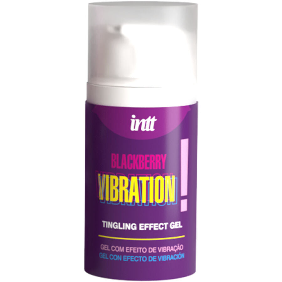 INTT RELEASES - GEL LIQUIDO VIBRANTE GUSTO MORA 15 ML - INTT RELEASES | Lingerie Harness Boutique