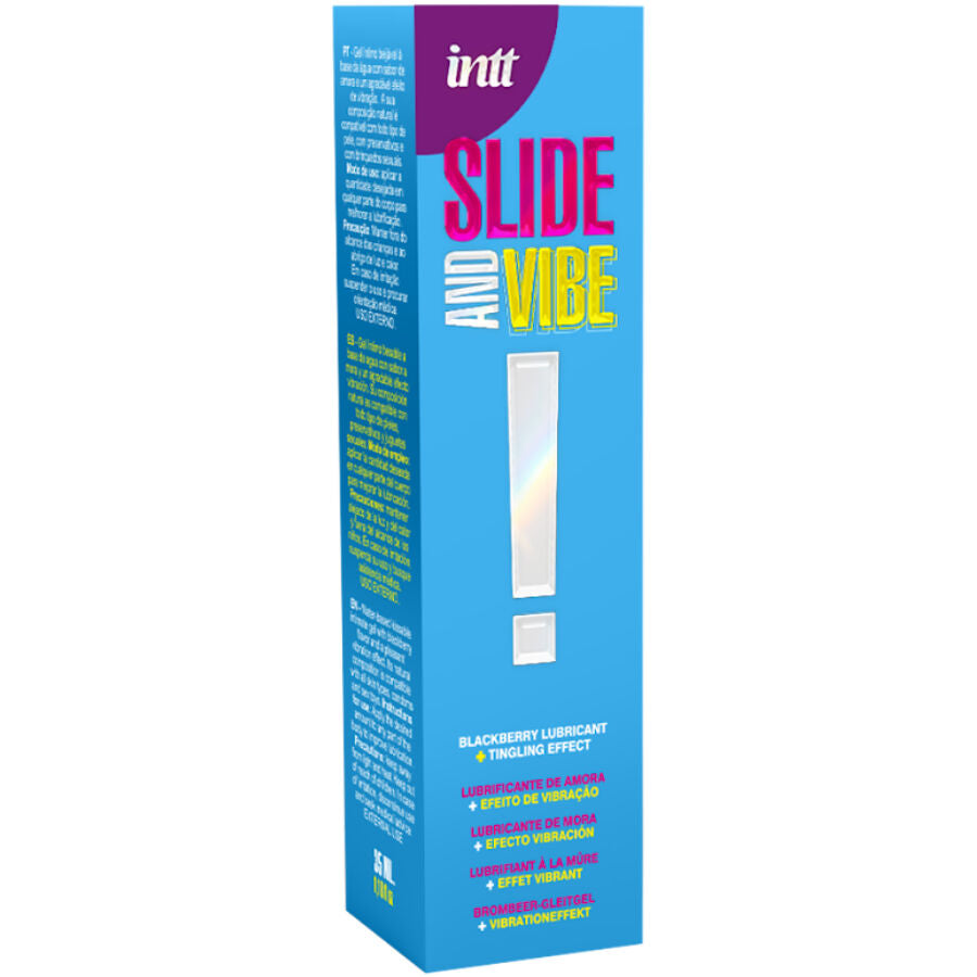 INTT RELEASES - LUBRIFICANTE VIBRANTE A BASE D'ACQUA KISSABLE 35 ML - INTT RELEASES | Lingerie Harness Boutique