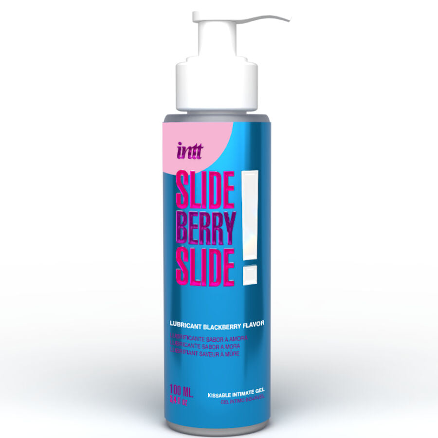 INTT RELEASES - LUBRIFICANTE INTIMO KISSABLE A BASE D'ACQUA AL GUSTO DI MORA 100 ML - INTT RELEASES | Lingerie Harness Boutique