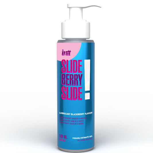 INTT RELEASES - LUBRIFICANTE INTIMO KISSABLE A BASE D'ACQUA AL GUSTO DI MORA 100 ML - INTT RELEASES | Lingerie Harness Boutique