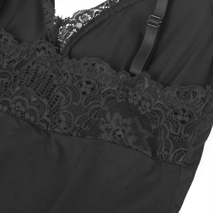 SUBBLIME - ORSACCHIOTTO CON DETTAGLI IN PIZZO FLOREALE NERO L/XL - SUBBLIME TEDDIES | Lingerie Harness Boutique