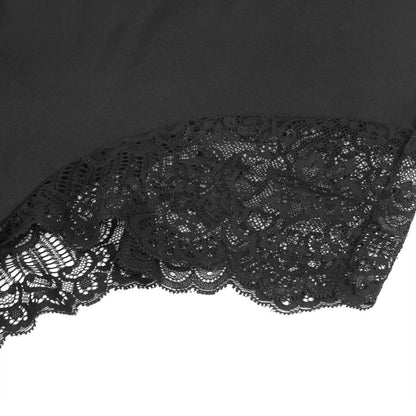 SUBBLIME - ORSACCHIOTTO CON DETTAGLI IN PIZZO FLOREALE NERO L/XL - SUBBLIME TEDDIES | Lingerie Harness Boutique