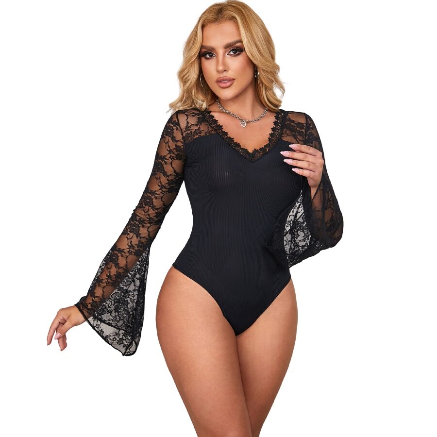 SUBBLIME - TEDDY FANTASIA FLOREALE L / XL - SUBBLIME BODIES | Lingerie Harness Boutique