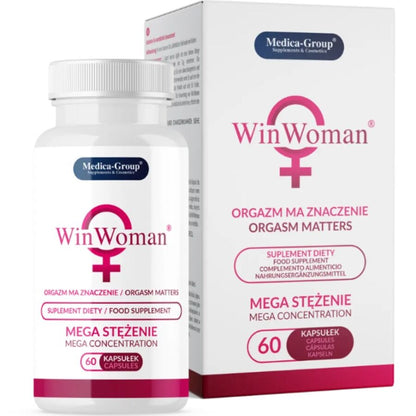 MEDICA GROUP - WIN WOMAN LIBIDO ENLARGEMENT 60 CAPSULE - MEDICA GROUP | Lingerie Harness Boutique