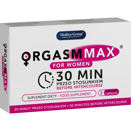 MEDICA GROUP - ORGASM MAX PER DONNA 2 CAPSULE - MEDICA GROUP | Lingerie Harness Boutique