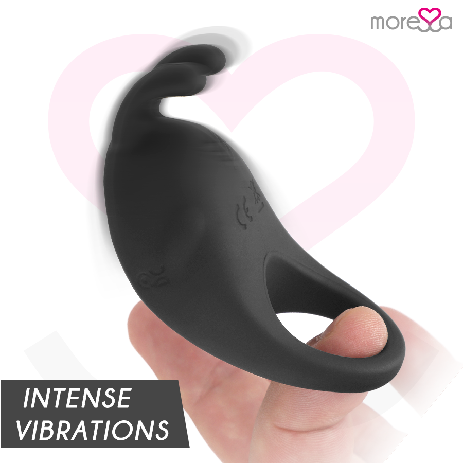 MORESSA - BRAD PREMIUM SILICONE RICARICABILE NERO - MORESSA | Lingerie Harness Boutique