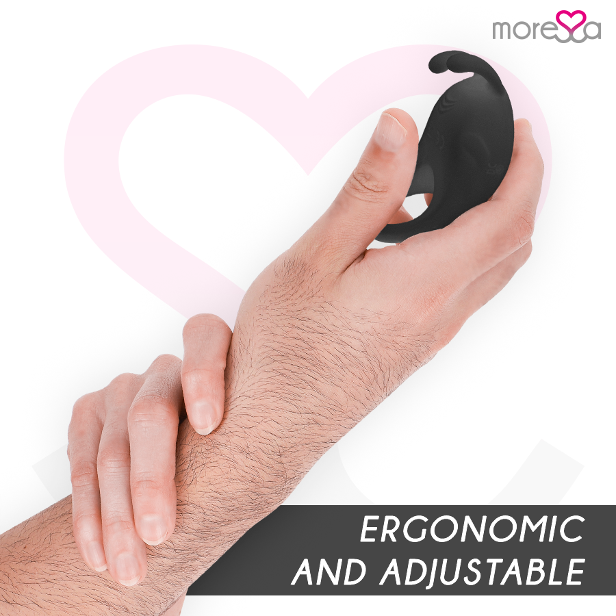 MORESSA - BRAD PREMIUM SILICONE RICARICABILE NERO - MORESSA | Lingerie Harness Boutique