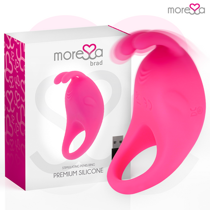MORESSA - BRAD PREMIUM SILICONE RICARICABILE ROSA - MORESSA | Lingerie Harness Boutique