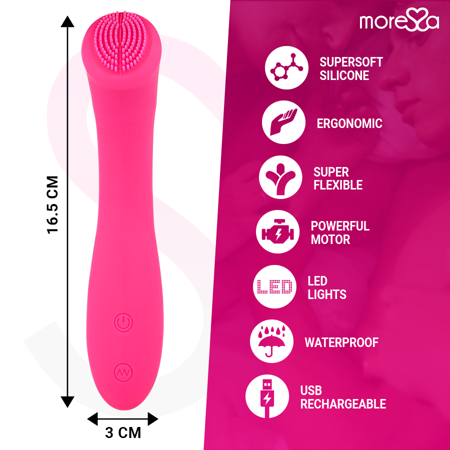 MORESSA - CELSO PREMIUM SILICONE RICARICABILE - MORESSA | Lingerie Harness Boutique