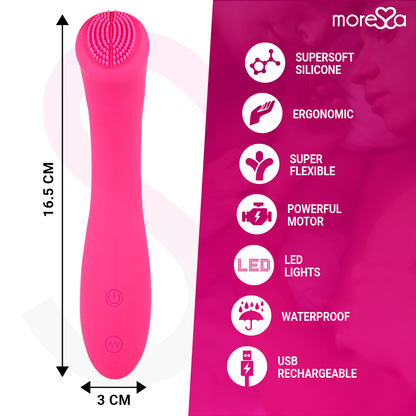 MORESSA - CELSO PREMIUM SILICONE RICARICABILE - MORESSA | Lingerie Harness Boutique