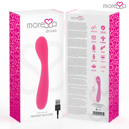 MORESSA - DRUSO PREMIUM SILICONE RICARICABILE - MORESSA | Lingerie Harness Boutique