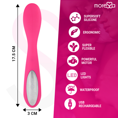 MORESSA - DRUSO PREMIUM SILICONE RICARICABILE - MORESSA | Lingerie Harness Boutique