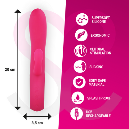 MORESSA - DUSTIN ASPIRAZIONE CLITORIDEA E VIBRAZIONE POTENTE SILICONE PREMIUM RICARICABILE - MORESSA | Lingerie Harness Boutique