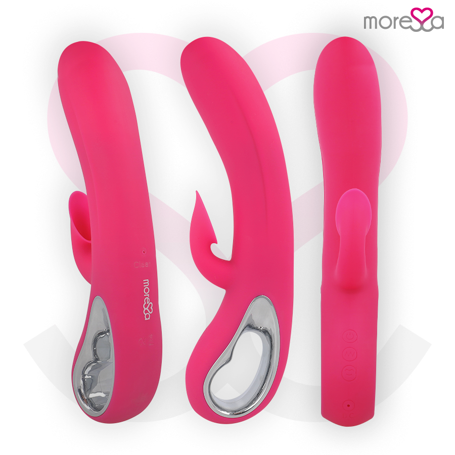 MORESSA - DUSTIN ASPIRAZIONE CLITORIDEA E VIBRAZIONE POTENTE SILICONE PREMIUM RICARICABILE - MORESSA | Lingerie Harness Boutique